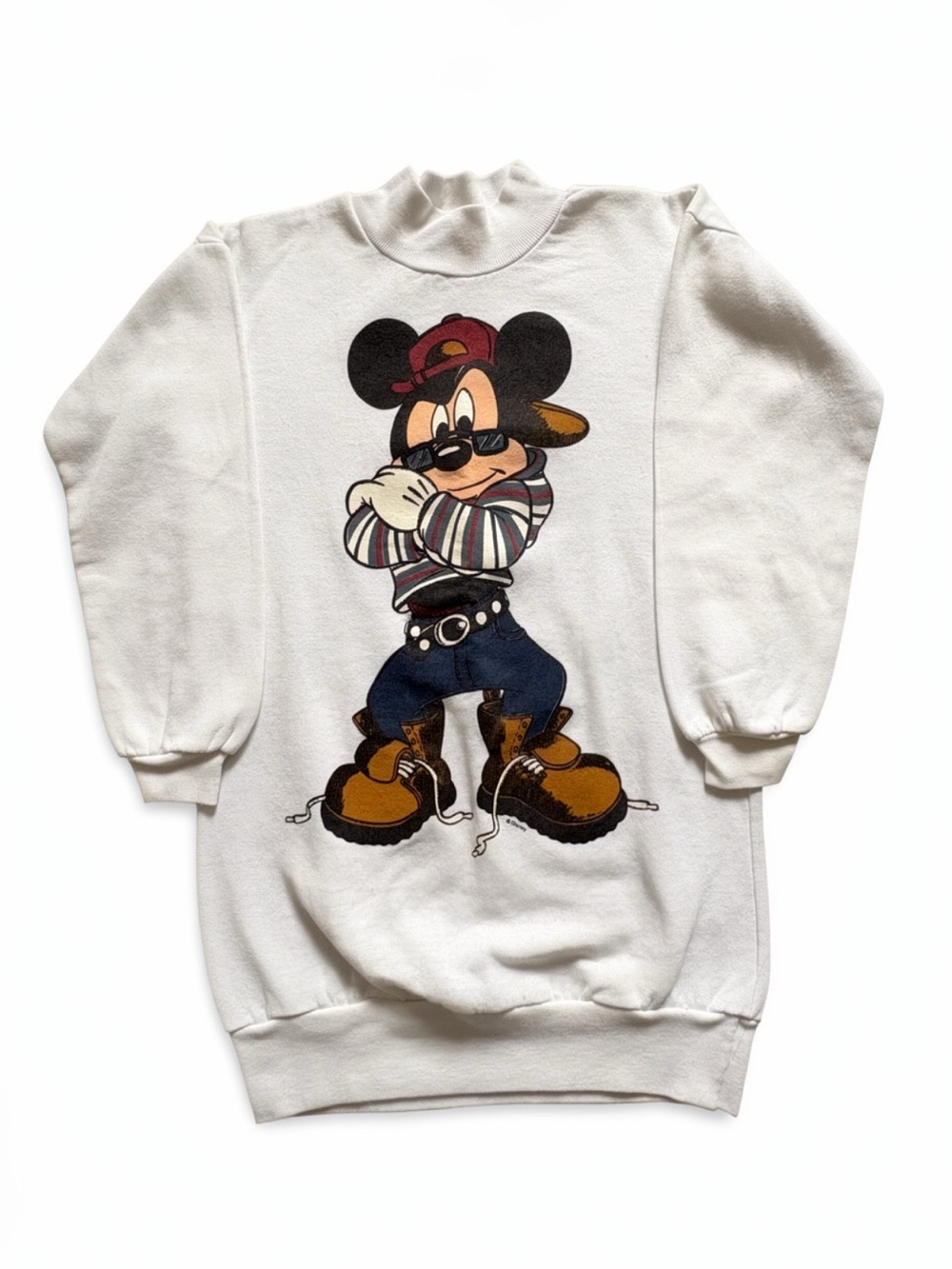 Vintage 90s Hip Hop Mickey Mouse Crewneck On A Mickey Unlimited Tag